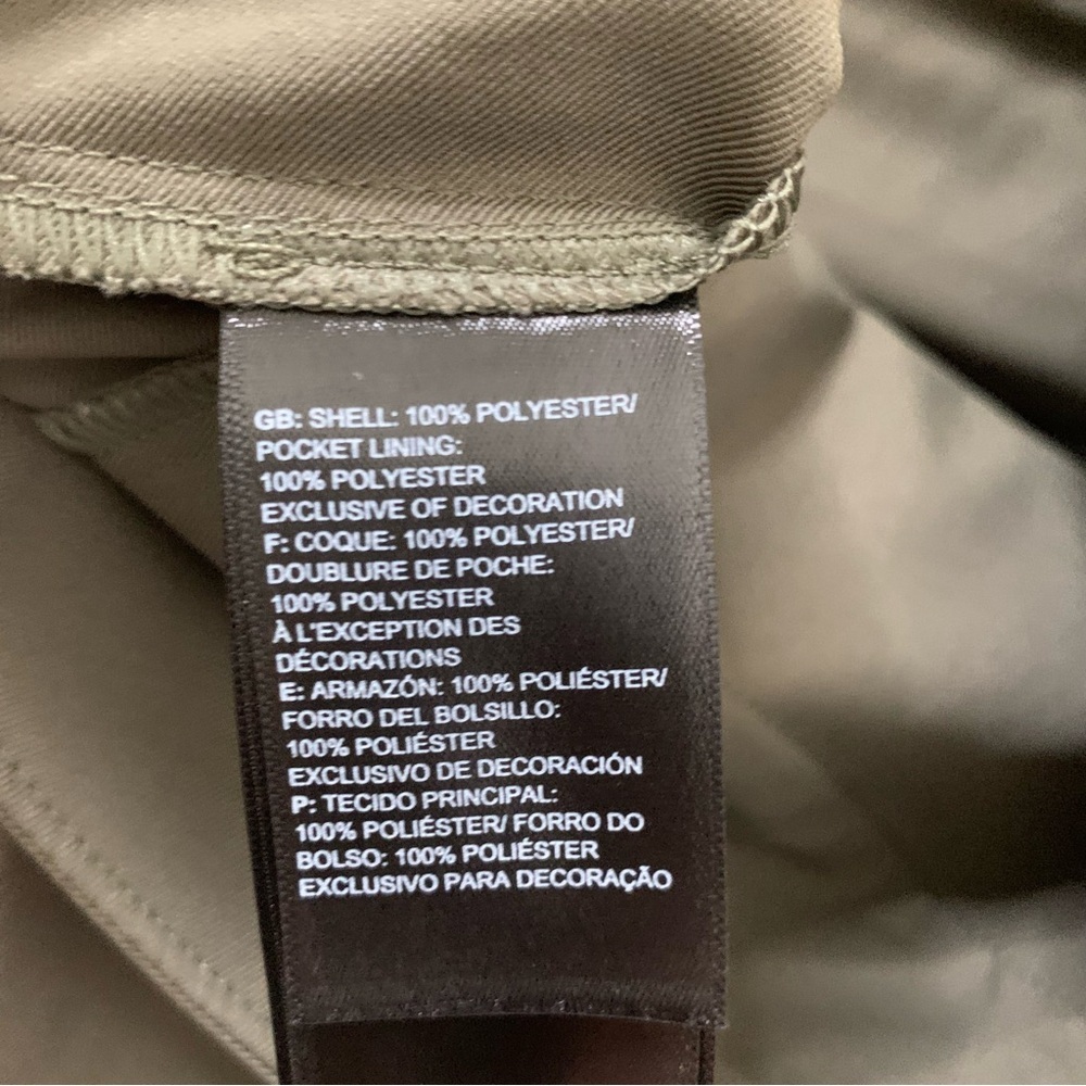 The north face womens taupe green city standard ankle pants 14 NWT - Picture 11 of 12